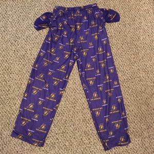 Boys Los Angeles Lakers NBA Official Pajama Pants